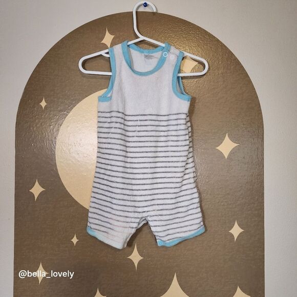 🏖 6-9M Infant Cozy Onesie Tank Onesie Beach Pool - Picture 1 of 3